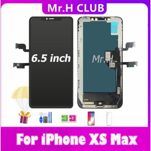 Grade A GX GW OLED JK RJ ZY Incell Screen for iPhone XS Max LCD Display Touch Screen Replacement Assembly Digitizer Repair Parts