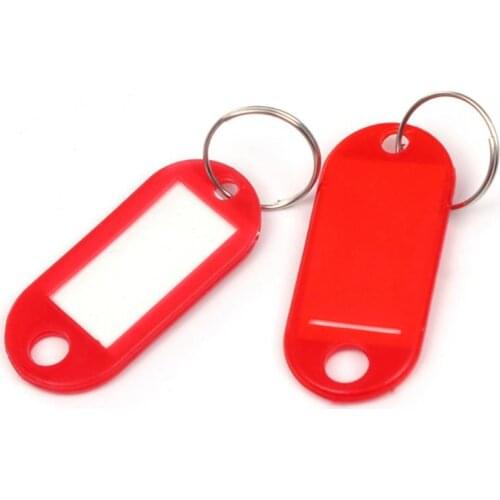 1pc Multicolor Keychain Key ID Label Tags Luggage ID Tags Hotel Number Tags Card Key Numbered Name Random Color Wholesale