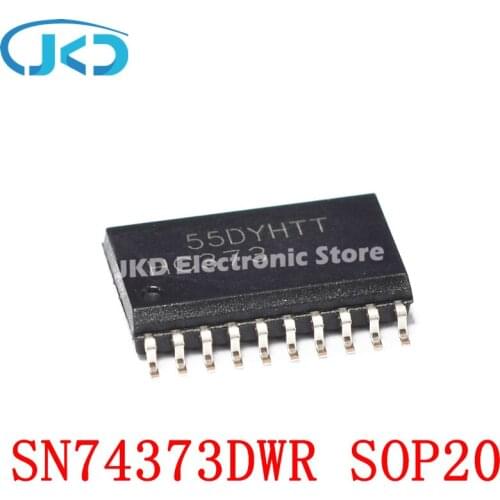 10pcs 74HC373DWR 74HC373DW 74HC373 HC373 74373DWR SOP-20 New IC