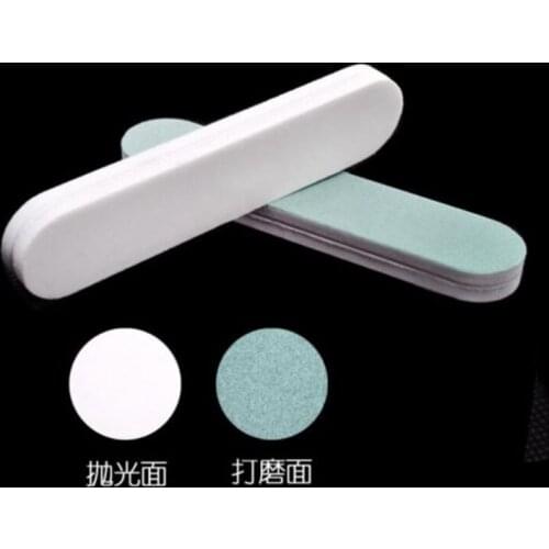 10pcs/Set Disposable Mini Double Sided Nail File Nail Polishing Ultra-thin Buffer Lime Nail Care Toe Pedicure Manicure Tools