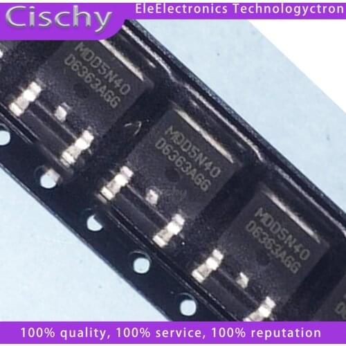 10PCS MDD5N40 TO252 MDD5N40RH TO-252 5N40 5A 400V