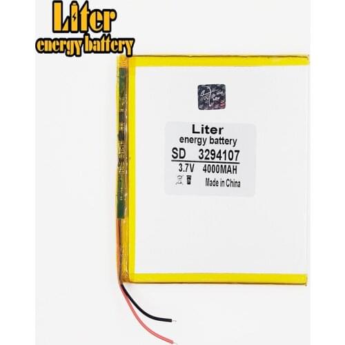 3294107 3.7V 4000mAH 3095105 (polymer lithium ion battery) Li-ion battery for tablet pc 7 inch 8 inch 9inch