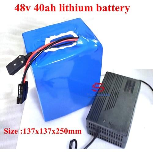 Bateria 48v 40ah lithium battery 48v ebike battery 20ah li-ion battery for 1000w scooter electric motor 1500w 2000w charger