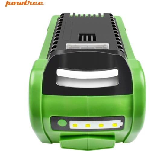 40V 6.0Ah Rechargeable Battery For GreenWorks 29462 29472 29282 G-MAX Replacement Lawn Mower Power Tools Batteries