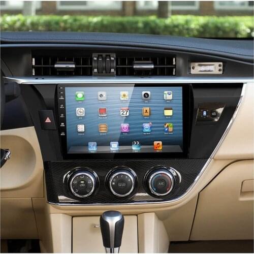 10.1 Inch Car Fascia For Toyota Corolla 2014 Fascias Audio Fitting Adaptor Panel Frame Car DVD Frame Dashboard