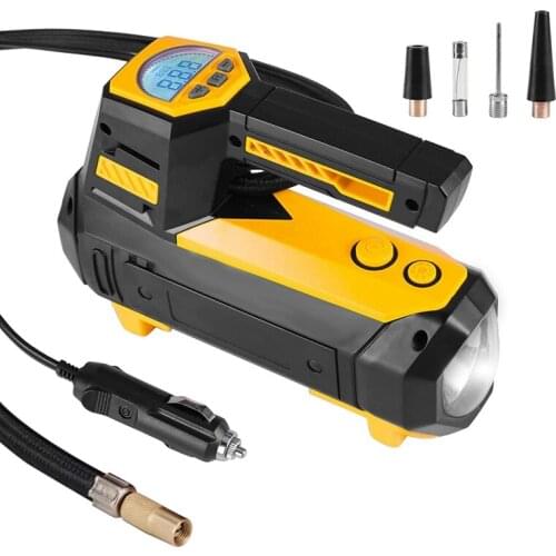 12V DC Car Air Compressor Tire Inflator Pump Tire Portable Inflation Pump with Digital Pressure Gauge Suitable for Cars