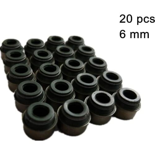 BTAP 6mm Green Engine Valve Stem Oil Seal For AUDI A3 A4 A5 A6 A7 VW Jetta Golf Passat 1.8 1.8T 2.5 20V 036 109 675 A 036109675A