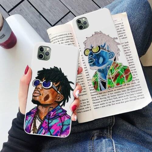 Playboi Carti Phone Case Candy Color for iPhone 6 6S 7 8 11 12 XS X SE 2020 XR mini pro Plus MAX soft TPU mobile bags shell