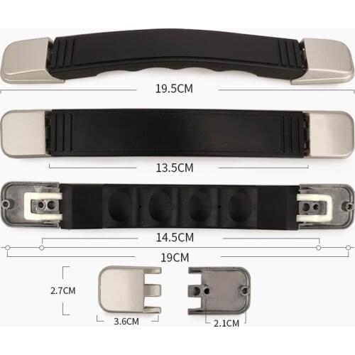 Luggage Handle Grips pull rod box Replacement Suitcase luggage accessorie high quality plastic cremovable grip repair handlebar