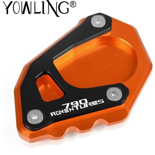 FOR 790 Adventure R S ADV 790Adventure R/S LC 2019 2020 Motorcycle Side Stand Extension Kickstand Foot Pad Support Plate