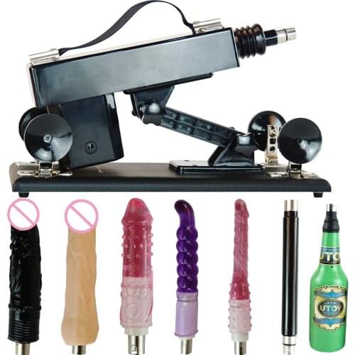 FREDORCH Female Masturbation Automatic Sex Machine Adult Privacy Massager Tool with 6 Accessories Dildos for Men and Women