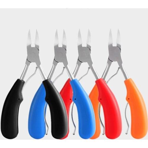 Manicure Tools Professional Stainless Steel Thick Toenails Ingrown Cuticle Nipper Trimmer Plier Scissors Nail Clippers