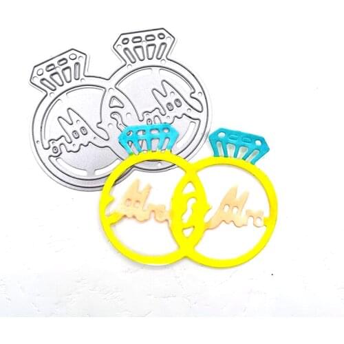 Julyarts Diamond Ring New Cutting Dies For 2021 Album Scrapbook Stencil Scrapbooking Photo Album Card Paper Embossing Craft DIY