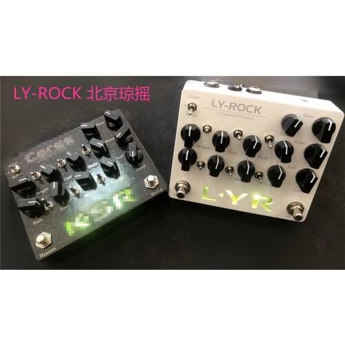 LY-ROCK 3-Channel Preamp Landing Pedals Single Block Effector Clean Rhythm SOLO Lead For Guitar KSR Ceres Artmis 100 ColossH100