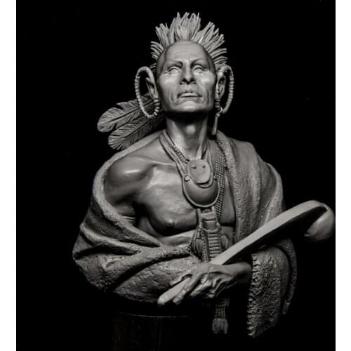 1/10 Scale Unpainted Resin bust Mohawk collection bust