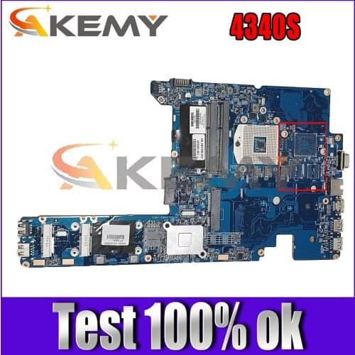 683856-001 683856-501 Laptop motherboard For HP Probook 4340S PGA989 Notebook Mainboard 11241-1 SLJ8E 48.4RS01.011