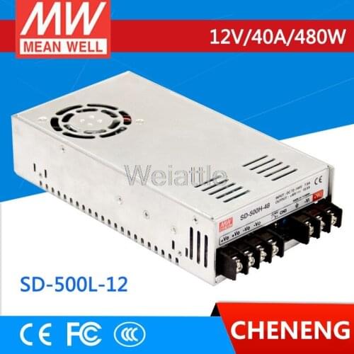 MEAN WELL original SD-500L-12 12V 40A meanwell SD-500 12V 480W Single Output DC-DC Converter