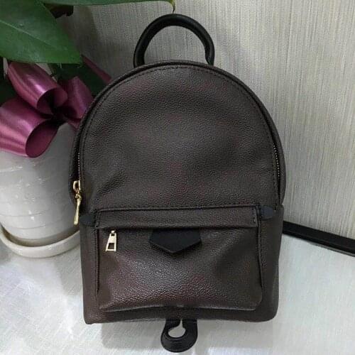 2021 New Luxury Brand Mini Backpack Bag Women Classic Monogram Designer Mini Bags Top Quality Real Leather Cute Lady Small Backp