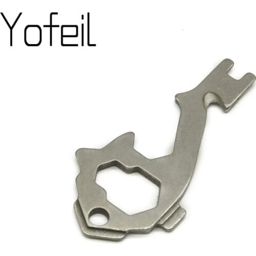 Outdoor Portable Edc Gear Multi Tool Pocket Tool Miniature Wrench Key Pendant Bottle Opener Outdoor Accessories Backpack Accesso