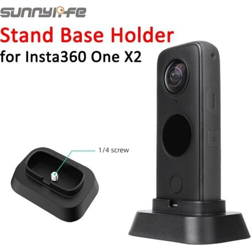 One X2 Stand Base Non-slip Scratchproof Desktop Holder Mount Dock Support For Insta360 One X2 Base Action Camera Accessories