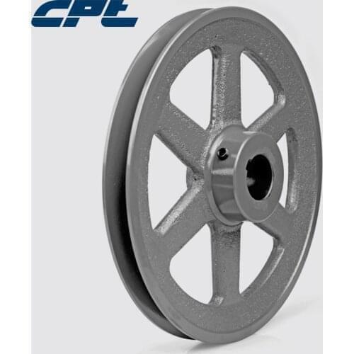 CPT BK90 belt pulley, Cast Iron, B Belt, 1 Groove, 8.75"OD, bore 5/8", 3/4", 7/8", 15/16", 1", 1-1/8", 1-3/16", 1-3/8", 1-7/16"