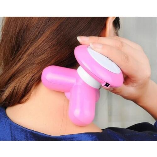 Manual Point Massage Hand Shape Finger Massager Waist Cervical Back Acupoint Electric Vibrating Body Stress Relief Portable