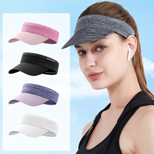 5 Colors Sports Visor Hat Adjustable Running Caps Tennis Beach Hat Baseball Cap Classic Sunhat