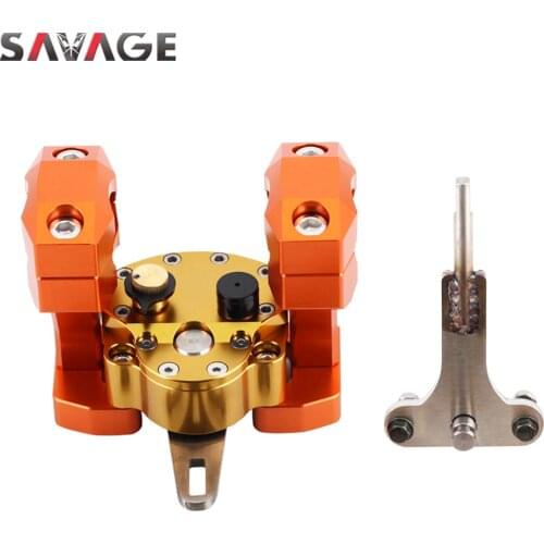 Steering Damper Stabilizer For 690 Enduro R 09-20 / SMC R 2011-2018 Motorcycle Accessories CNC Handlebar Riser Clamp Bracket