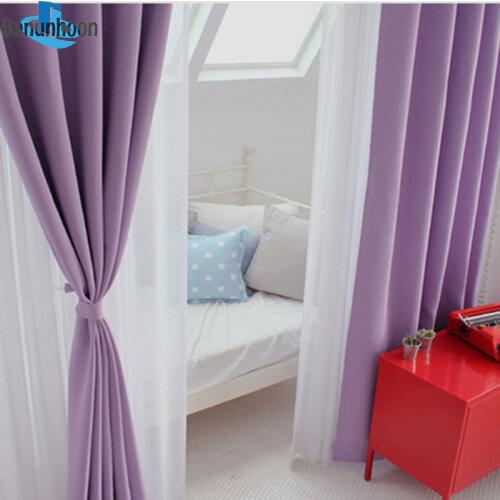 2019 Sale Promotion Woven Curtains Physical Blackout Curtain For Living Room Bedroom Window Single Panels