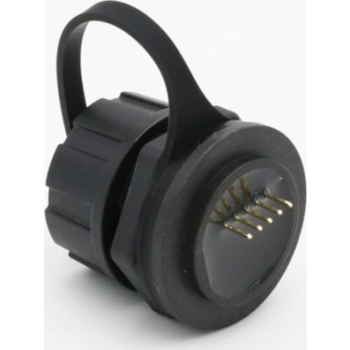 USB 2.0 IP68 Waterproof Connector,Industrial M20 USB Type A Female to 5Pin Male Socket Plug Panel Mount with Waterproof/Dust Cap