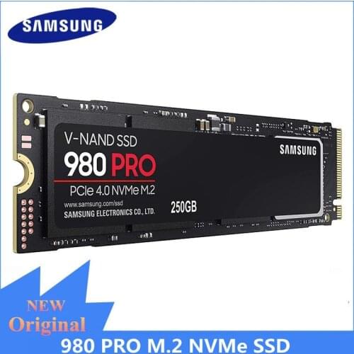 SAMSUNG 980 PRO M.2 NVMe SSD 250GB 500GB 1TB 2TB Internal Solid State Drive TLC PCIe Gen 3.0 x 4 up to 6400 MB/s for Desktop PC