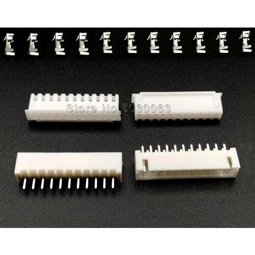 130pcs=10sets XH2.54 11p 11A 2.54mm spacing Terminal Kit / Housing / Pin Header JST Connector Wire Connectors Adaptor XH TJC3