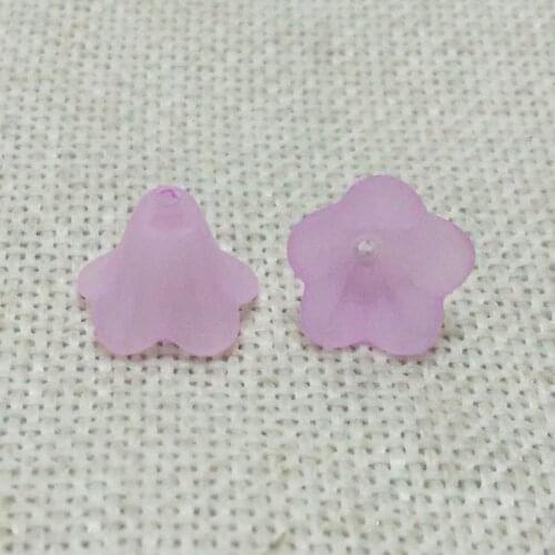 50pcs earrings finding beads caps flower leaf crimps ends tassel cap bracelet making frosted spacer Charms Connector component