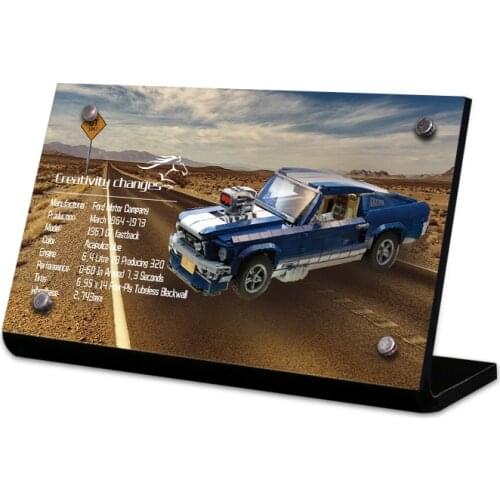 Acrylic display stand brand for 10265