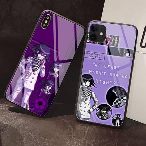 Danganronpa V3 Kokichi Oma Phone Case Tempered Glass For iPhone 12 Pro Max Mini 11 Pro XR XS MAX 8 X 7 6S 6 Plus SE 2020 case