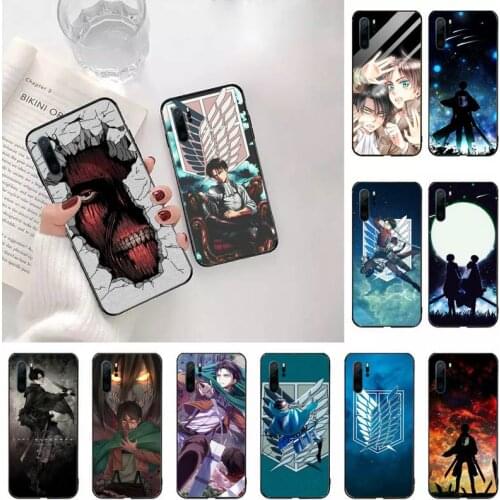Attack on Titan Phone Case For Huawei Mate 10 20 Lite Pro Nova 5t Honor 8a 8x 9x 20 10 10i