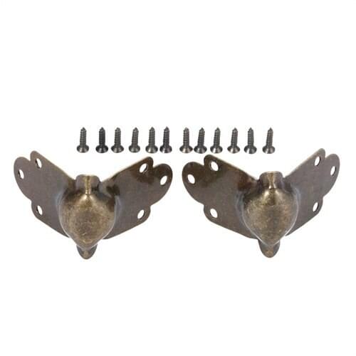 Dophee 2/4pcs Corner Decorative Protectors 43*26*33mm Scrapbooking Photo Albums Book Scrapbook Corner Protector Cover Crafts DIY