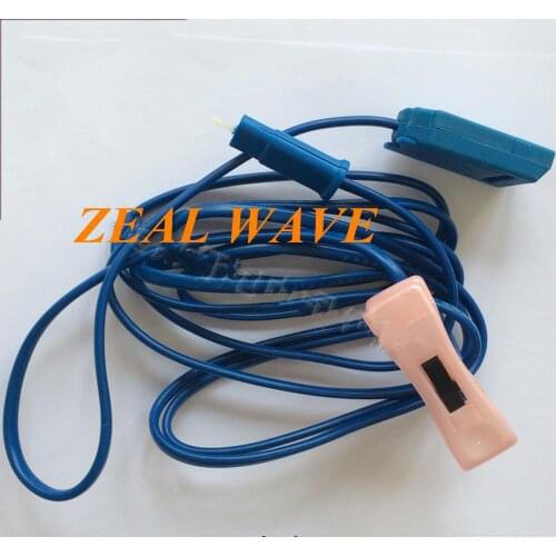 Hutong Negative Plate Connection Flat Head Imported Flat Plug Paste Plate Cable With Clip
