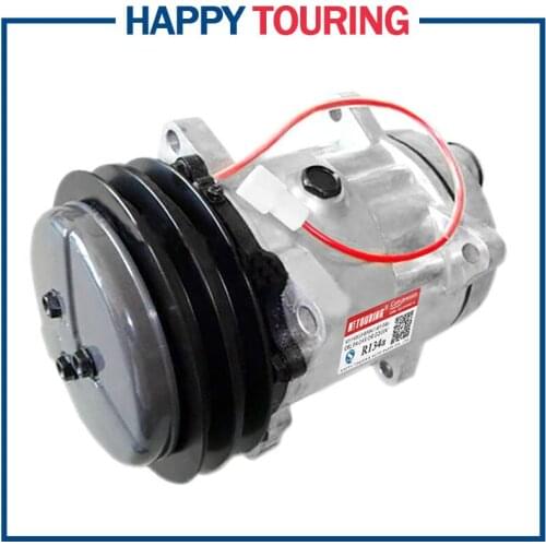 SD7H15 A/C Compressor w/Clutch Massey Ferguson & Case SANDEN 7952 8040 8056 8088 3782613M2 3782613-M2 12V