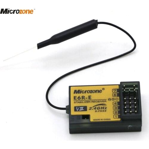 MicroZone E6R-E MIni Receiver 6CH for MicroZone MC6C 2.4G 6CH controller transmitter for RC Airplane Drone