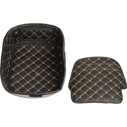 Motorcycle Seat Storage Box Leather Rear Trunk Cargo Luggage Lining Protector Pad for KYMCO CT250 CT 250 CK250T-11
