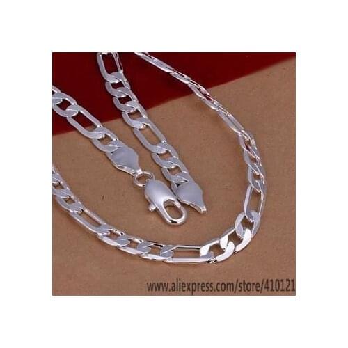 N051 Lucky Charm Silver Color Pendants For Women Sterling Jewelry Necklace Girl Lady Accessories Fashion10mm Necklace /ddjaluqa