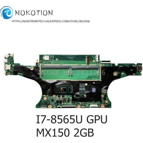 NOKOTION L38128-601 DA0X38MBAG0 For HP Spectre X360 15-DF Laptop Motherboard I7-8565U CPU DDR4 MX150 2GB Graphics