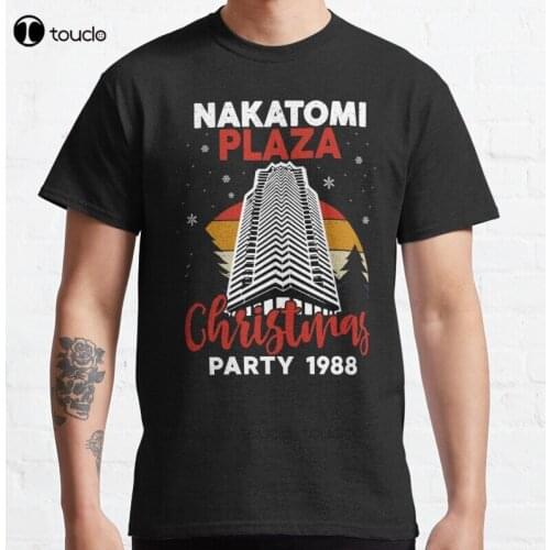 New Nakatomi Plaza Nakatomi Plaza Never Forget 1988 Classic T-Shirt Cotton Men Tee Shirt