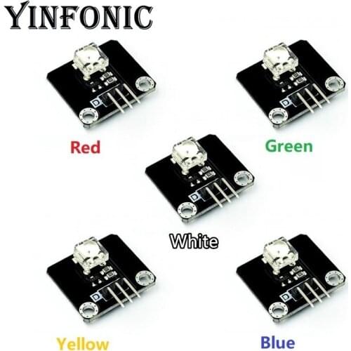 Piranha LED module light emitting module for Arduino (Red/Yellow/Green/Blue/White) 5 colors Available DIY