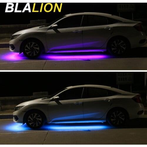 Car Backlight LED Strip Underglow Underbody Light for Cars APP/ Remote Control Flexible Strip Auto Atmosphere Lamp Ambient Light