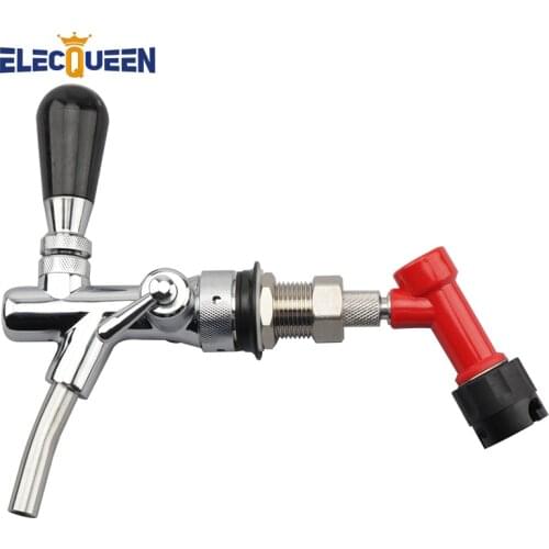 Adjustable Beer Faucet with Liquid Pin lock for Cornelius Beer Keg, DIY Beer Home Brew Kegging Kits Top Quality Factory Outlet