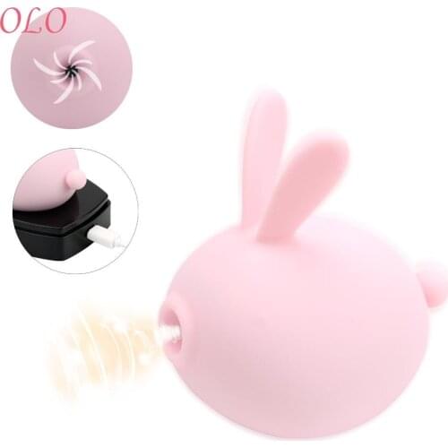 OLO Rabbit Dildo Vibrator Clitoris Vagina Stimulator Sucking Vibrator Sex Toys for Women Nipple Sucker Massage