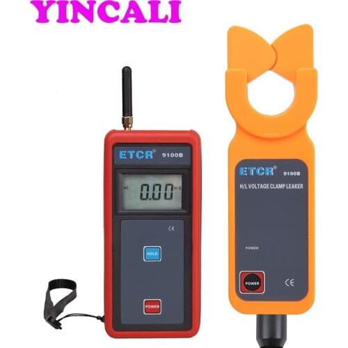 High Resolution Wireless H/L Voltage Clamp Current Meter ETCR9100B H/L Voltage Clamp Leaker Wireless Transmission 30 Meters