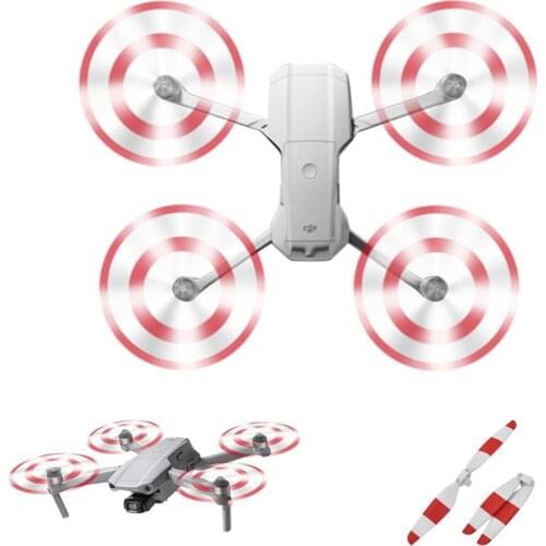DJI MAVI AIR 2 UAV Spare Red and White Blades 7238F Color Noise Reduction Propeller DJI Accessories